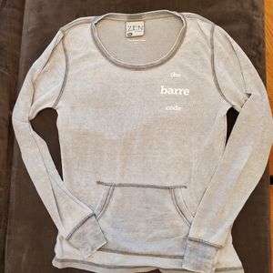The Barre Code waffle tee sz M women's - very soft and stretchy!